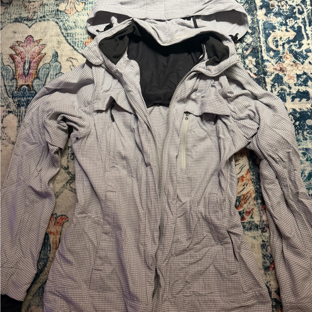 Vintage Lululemon Checkered Hooded Jacket